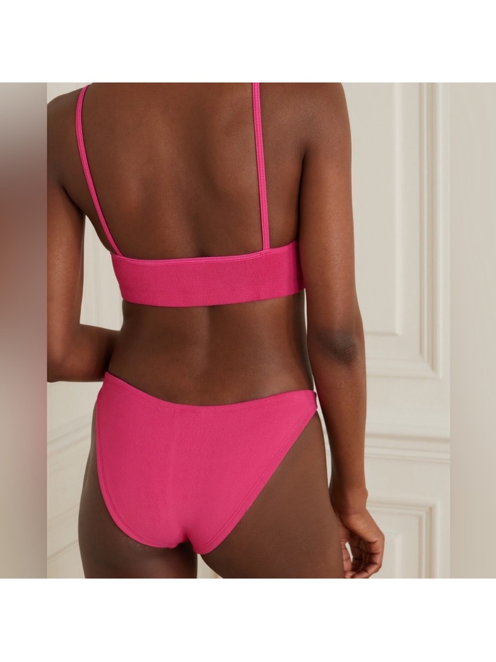 Hunza G Raspberry Pink Virginia Bikini Set OS - Picture 2 of 5